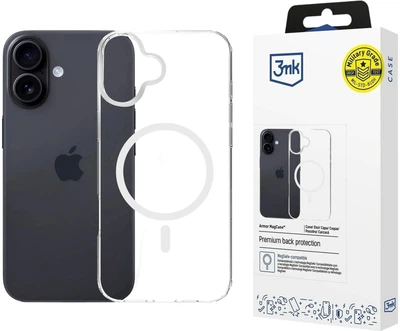 Панель 3MK Armor MagCase для Apple iPhone 17 Transparent (5903108664752)