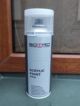 Лак акриловий SOTRO Acrylic Paint в аерозолі прозорий мат 400 мл