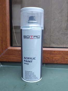 Акрилова фарба SOTRO Acrylic Paint в аерозолі срібна RAL9006 400 мл