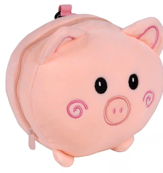 Подушка с маской дорожная под шею "Piglet" 25*7см R35820