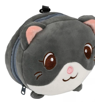 Подушка-маска для сна дорожная "Kitty" 25*7см R35823