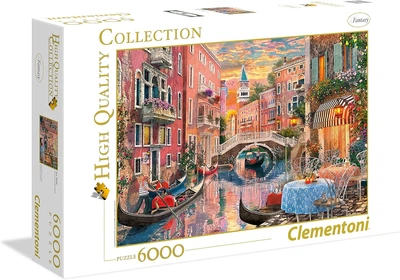 Пазл Clementoni — Dominic Davison. Sunset in Venice / Домінік Девісон. Захід сонця у Венеції (6000 елементів) — 36524