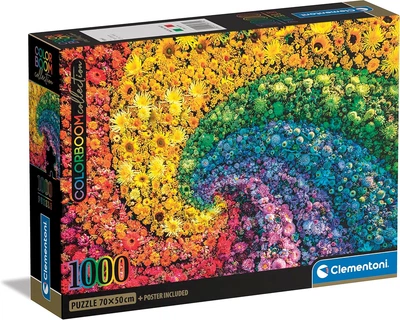 Пазл Clementoni: Colorboom Collection — Vortex / Вихрь (1000 элементов) — Compact — 39779