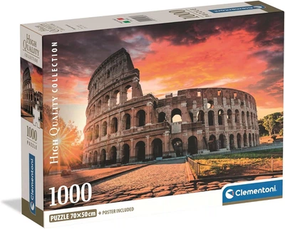 Пазл Clementoni: High Quality Collection — Roman Sunset / Римський захід сонця (1000 елементів) — 39985