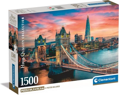 Пазл Clementoni: High Quality Collection — London Twilight / Лондонские сумерки (1500 элементов) — 31715