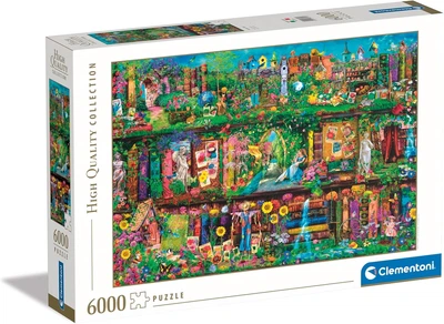 Пазл Clementoni: High Quality Collection — Aimee Stewart. Fairy Tale Bookcase / Еймі Стюарт. Казкова книжкова шафа (6000 елементів) — 36532