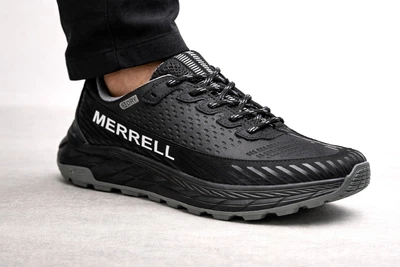 Кросівки шкіряні чоловічі Merrell Agility Peak Black Grey М-30 44