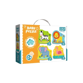 Пазли Trefl 18 елементів Baby Classic - Звірятка на сафарі 36073