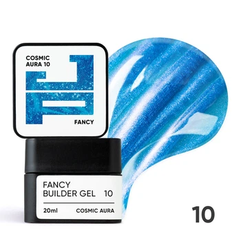 Білдер-гель з ефектом хамелеону Fancy Builder Gel Jerden Proff №10 Cosmic Aura 20 мл