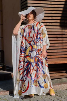 Парео женское пляжное стильное Oversize 2XL-7XL белый (SW624)