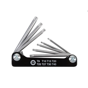 Набор TORX 8 ед. (Т 9-Т40) с отверстием в рукоятке