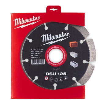 Диск алмазный MILWAUKEE DSU 125, диаметр 125мм (для штроборезов)