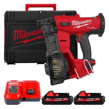 Пистолет гвоздезабивной аккумуляторный бесщеточный MILWAUKEE M18 FRCN45-302X (зарядное устройство M12-18 FC, 2 аккумулятора М18