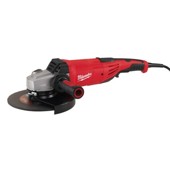 Шлифмашина угловая MILWAUKEE, AGVK 24-230 EK DMS, 2400Вт, диаметр 230мм (защитный кожух, антивибрационная рукоята, опорная и