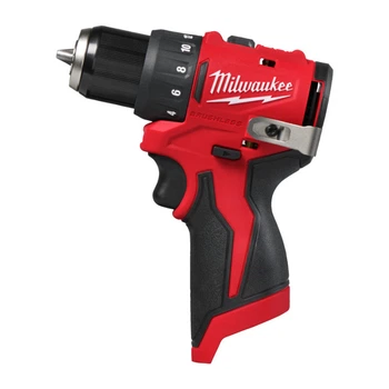 Дрель-шуруповерт аккумуляторный бесщеточный MILWAUKEE, M12 BLDDRC-0, 40Нм (каркас, клипса для ремня, картонная упаковка)