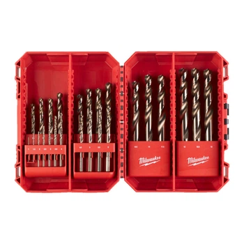 Набор сверл по металлу кобальтовых HSS-Co PACKOUT MILWAUKEE, DIN338, (диаметры 1/1,5/2,5/3,5/4,5/5/5/5,5/6/6,5/7/7.5/8/8/8