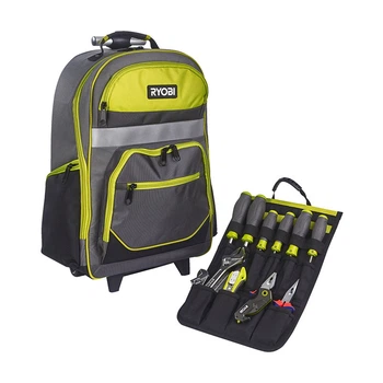 Рюкзак для инструмента RYOBI RSSBP2, 25л, на колесиках, телпическая рукоятка, полиэстер 600D
