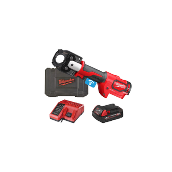 Обжимник гидравлический аккумуляторный для кабелей MILWAUKEE M18 HCCT-201C ONE-KEY (ЗУ+1Х2Ач+кейс)