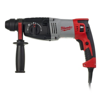 Перфоратор SDS-PLUS MILWAUKEE, PH 28, 820Вт, 3,4Дж (3 режима) (боковая рукоят, ограничитель глубины, кейс)