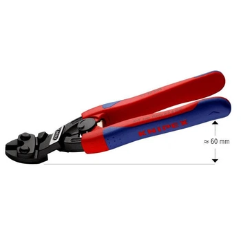 Болторіз компактний зігнутий під кутом, діаметр 6,0 мм CoBolt KNIPEX 71 42 200, фосфатований