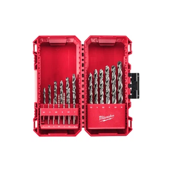 Набор сверл по металлу THUNDERWEB HSS-G PACKOUT MILWAUKEE, DIN-338, (диаметр 1/1.5/2/2,5/3,5/4/4,5/5/5/5,5/6/6,5/7/7.5/8/8/8.5