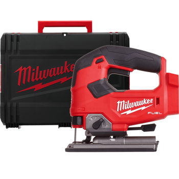 Лобзик аккумуляторный MILWAUKEE, M18 FJS-0X (каркас. полотно, адаптер, кожух, насадка, накладка подошвы, HDкейс) (4933464726)
