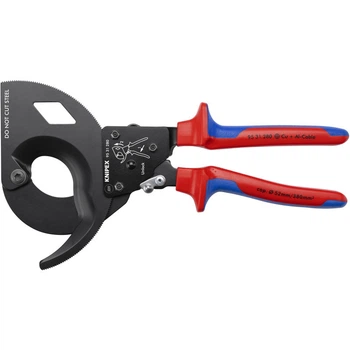 Кабелерез с рычажным мехнизмом KNIPEX, 95 31 280