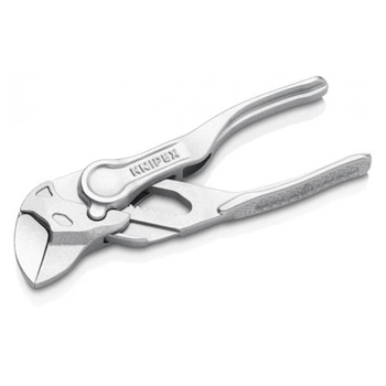 Клещи переставные-гаечный ключ, Ø21мм KNIPEX 86 04 100 XS, хромированные