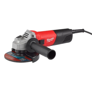 Шлифмашина угловая - болгарка MILWAUKEE, AG 800-125 E, 800Вт, диаметр 125мм (защитный кожух, опорная и зажимная гайки, ключ, бечн