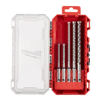 Набор буров SDS-PLUS MX4 PACKOUT MILWAUKEE, (диаметры 5/5/6/7/8мм) (5шт), (замена на 4932500064) пластиковый кейс