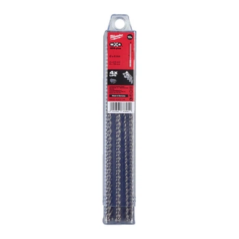 Бур SDS-PLUS MX4 MILWAUKEE, диаметр 6,0х215х150мм, (10шт), пластиковая коробка
