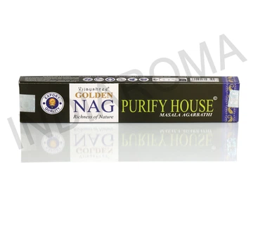 Аромапалочки, благовонияОчищение дома / PURIFY HOUSE ( Vijayshree, Golden NAG ) Голден Наг, 15 грам (уп. - 15 палочек)