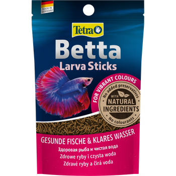 Корм для рыб Tetra Betta Larva Sticks полнорационный в форме палочек, 5 г