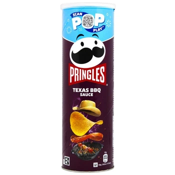 Чипси зі смаком техаського соусу BBQ Pringles 165 г (20205052)