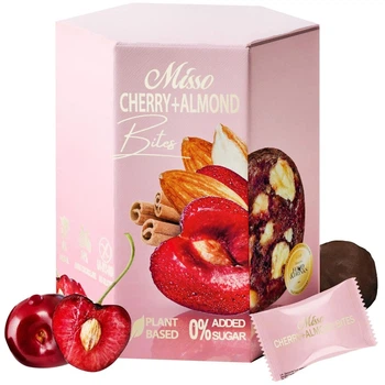 Цукерки Вишня мигдаль з корицею в шоколаді Misso 180 г (21457002)