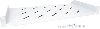 Półka rackowa uniwersalna Getfort 19 cali 1U 270 mm Szara (HGF-27H-WG)