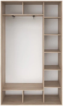 Шкаф-купе Феникс 150x45x240 см 2 ДСП Венге магия (FM170659)