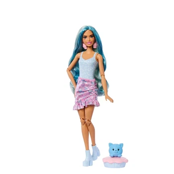 Кукла Barbie Pop Reveal Любимые сладости Голубой милкшейк (JFY61)