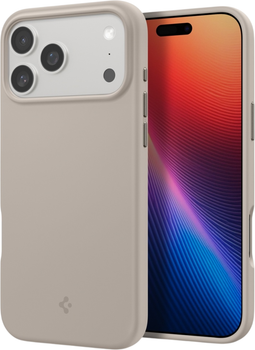 Etui plecki Spigen Silicone Fit MAG MagSafe do Apple iPhone 17 Pro Stone (ACS10337)