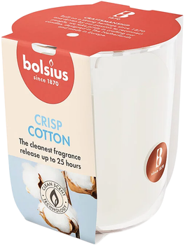 Ароматична свічка Bolsius True Scents Crisp Cotton 8 см х 7.3 см (8717847188366)