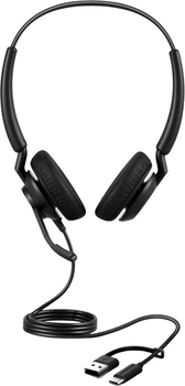 Навушники Jabra Engage 40 USB‑C/A MS Stereo Black (JABN40LMSB)