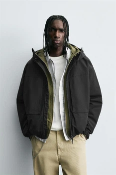 Куртка Zara Water Repellent чорний 8281/410/800 M
