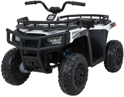 Samochód elektryczny dla dzieci Quad ATV Wolf 1-osobowy Biały (5903864960365)
