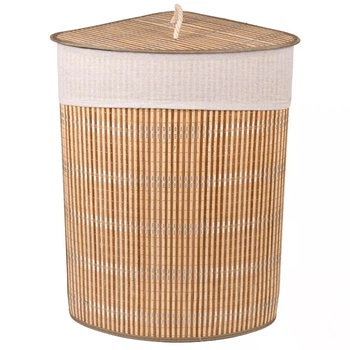 Корзина для белья складная угловая 48*35*60 R35876