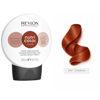Тонирующая маска 240 мл 642 Каштановый Revlon Professional Nutri Color Filters