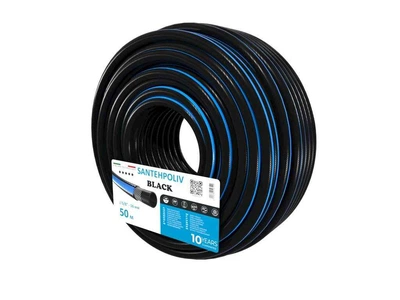 Шланг для поливу SANTEHPOLIV 5/8" 50м BLACK (бухта) ПВХ