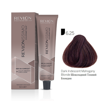 Краска для седых волос 6.25 Шоколадный темный блондин Revlon Professional Revlonissimo High Coverage 60 мл
