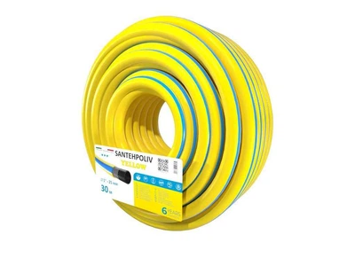 Шланг для поливу SANTEHPOLIV 1" 30м YELLOW (бухта) ПВХ