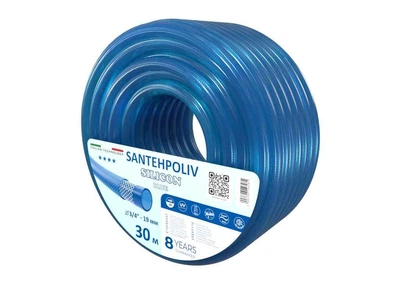 Шланг для поливу SANTEHPOLIV 3/4" 30м SILICON BLUE (бухта) ПВХ