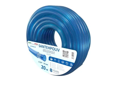 Шланг для поливу SANTEHPOLIV 3/4" 20м SILICON BLUE (бухта) ПВХ
